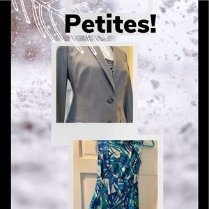 Petite clothing, all pants $20. And under are 2 for $25.!